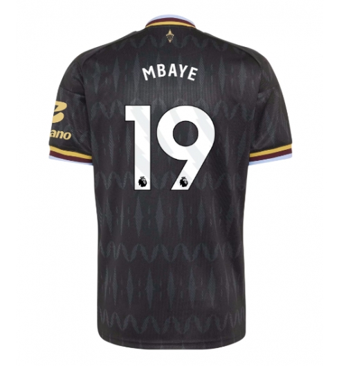 Strój piłkarski Aston Villa Ibrahim Mbaye #19 Koszulka Wyjazdowej 2026-27 Krótki Rękaw Strój piłkarski Aston Villa Ibrahim Mbaye #19 Koszulka Wyjazdowej 2026-27 Krótki Rękaw