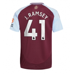 Strój piłkarski Aston Villa Jacob Ramsey #41 Koszulka Podstawowej 2024-25 Krótki Rękaw