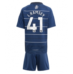 Strój piłkarski Aston Villa Jacob Ramsey #41 Koszulka Trzeciej dziecięce 2024-25 Krótki Rękaw (+ Krótkie spodenki)