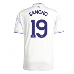 Strój piłkarski Aston Villa Jadon Sancho #19 Koszulka Trzeciej 2025-26 Krótki Rękaw