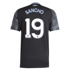 Strój piłkarski Aston Villa Jadon Sancho #19 Koszulka Wyjazdowej 2025-26 Krótki Rękaw
