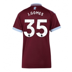Strój piłkarski Aston Villa Joao Gomes #35 Koszulka Podstawowej damskie 2026-27 Krótki Rękaw
