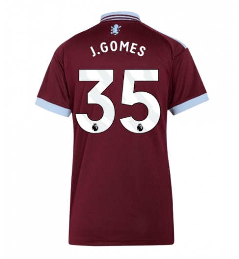 Strój piłkarski Aston Villa Joao Gomes #35 Koszulka Podstawowej damskie 2026-27 Krótki Rękaw Strój piłkarski Aston Villa Joao Gomes #35 Koszulka Podstawowej damskie 2026-27 Krótki Rękaw