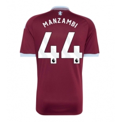 Strój piłkarski Aston Villa Johan Manzambi #44 Koszulka Podstawowej 2026-27 Krótki Rękaw
