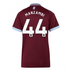 Strój piłkarski Aston Villa Johan Manzambi #44 Koszulka Podstawowej damskie 2026-27 Krótki Rękaw