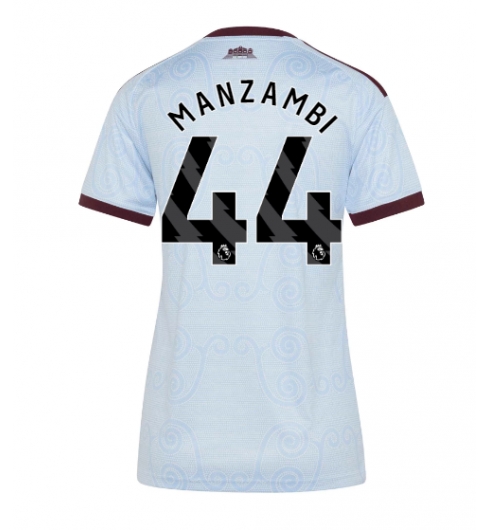 Strój piłkarski Aston Villa Johan Manzambi #44 Koszulka Trzeciej damskie 2026-27 Krótki Rękaw Strój piłkarski Aston Villa Johan Manzambi #44 Koszulka Trzeciej damskie 2026-27 Krótki Rękaw