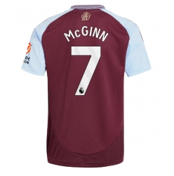 Strój piłkarski Aston Villa John McGinn #7 Koszulka Podstawowej 2024-25 Krótki Rękaw