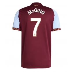 Strój piłkarski Aston Villa John McGinn #7 Koszulka Podstawowej 2025-26 Krótki Rękaw