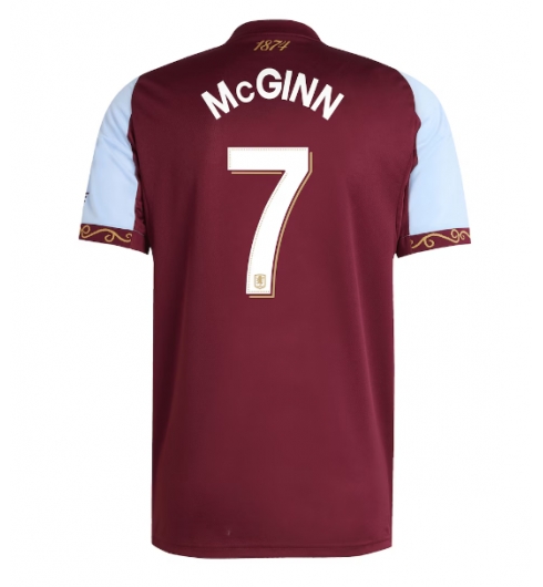 Strój piłkarski Aston Villa John McGinn #7 Koszulka Podstawowej 2025-26 Krótki Rękaw Strój piłkarski Aston Villa John McGinn #7 Koszulka Podstawowej 2025-26 Krótki Rękaw