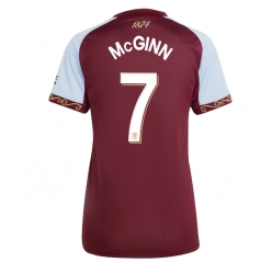 Strój piłkarski Aston Villa John McGinn #7 Koszulka Podstawowej damskie 2025-26 Krótki Rękaw