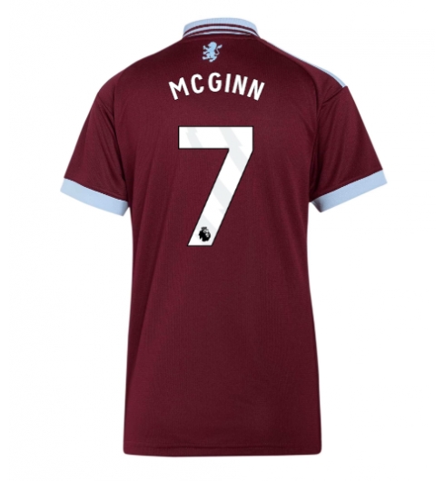Strój piłkarski Aston Villa John McGinn #7 Koszulka Podstawowej damskie 2026-27 Krótki Rękaw Strój piłkarski Aston Villa John McGinn #7 Koszulka Podstawowej damskie 2026-27 Krótki Rękaw