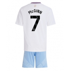 Strój piłkarski Aston Villa John McGinn #7 Koszulka Wyjazdowej dziecięce 2024-25 Krótki Rękaw (+ Krótkie spodenki)