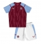 Strój piłkarski Aston Villa Koszulka Podstawowej dziecięce 2023-24 Krótki Rękaw (+ Krótkie spodenki)