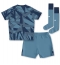 Strój piłkarski Aston Villa Koszulka Trzeciej dziecięce 2023-24 Krótki Rękaw (+ Krótkie spodenki)
