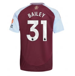 Strój piłkarski Aston Villa Leon Bailey #31 Koszulka Podstawowej 2024-25 Krótki Rękaw
