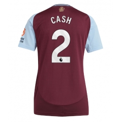 Strój piłkarski Aston Villa Matty Cash #2 Koszulka Podstawowej damskie 2024-25 Krótki Rękaw