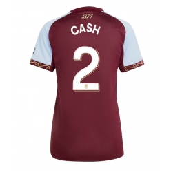 Strój piłkarski Aston Villa Matty Cash #2 Koszulka Podstawowej damskie 2025-26 Krótki Rękaw