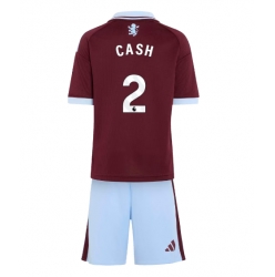 Strój piłkarski Aston Villa Matty Cash #2 Koszulka Podstawowej dziecięce 2026-27 Krótki Rękaw (+ Krótkie spodenki)
