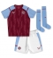 Strój piłkarski Aston Villa Moussa Diaby #19 Koszulka Podstawowej dziecięce 2023-24 Krótki Rękaw (+ Krótkie spodenki)