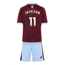 Strój piłkarski Aston Villa Nicolas Jackson #11 Koszulka Podstawowej dziecięce 2026-27 Krótki Rękaw (+ Krótkie spodenki)