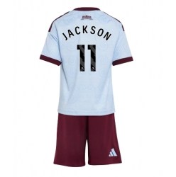 Strój piłkarski Aston Villa Nicolas Jackson #11 Koszulka Trzeciej dziecięce 2026-27 Krótki Rękaw (+ Krótkie spodenki)
