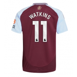 Strój piłkarski Aston Villa Ollie Watkins #11 Koszulka Podstawowej 2024-25 Krótki Rękaw