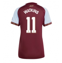 Strój piłkarski Aston Villa Ollie Watkins #11 Koszulka Podstawowej damskie 2025-26 Krótki Rękaw