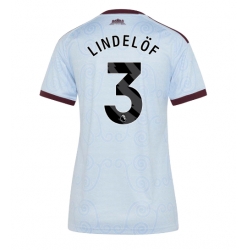 Strój piłkarski Aston Villa Victor Lindelof #3 Koszulka Trzeciej damskie 2026-27 Krótki Rękaw