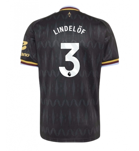 Strój piłkarski Aston Villa Victor Lindelof #3 Koszulka Wyjazdowej 2026-27 Krótki Rękaw Strój piłkarski Aston Villa Victor Lindelof #3 Koszulka Wyjazdowej 2026-27 Krótki Rękaw