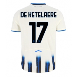 Strój piłkarski Atalanta Charles De Ketelaere #17 Koszulka Wyjazdowej 2025-26 Krótki Rękaw