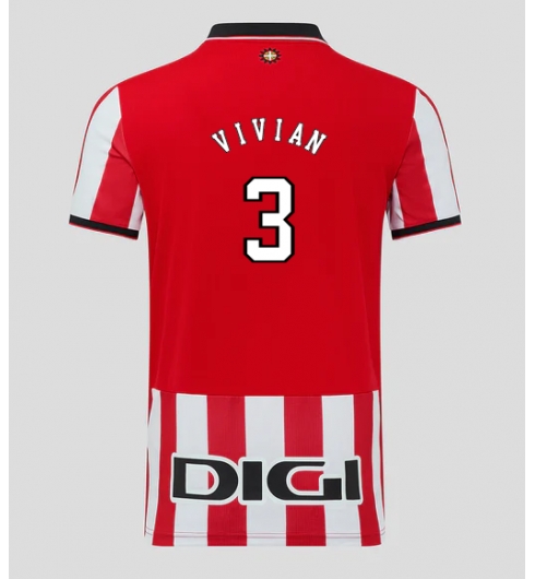Strój piłkarski Athletic Bilbao Dani Vivian #3 Koszulka Podstawowej 2025-26 Krótki Rękaw Strój piłkarski Athletic Bilbao Dani Vivian #3 Koszulka Podstawowej 2025-26 Krótki Rękaw