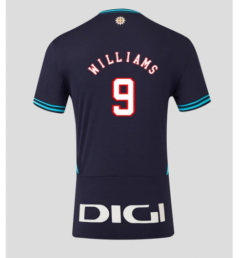 Strój piłkarski Athletic Bilbao Inaki Williams #9 Koszulka Wyjazdowej 2025-26 Krótki Rękaw Strój piłkarski Athletic Bilbao Inaki Williams #9 Koszulka Wyjazdowej 2025-26 Krótki Rękaw