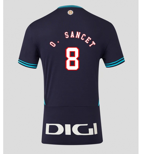 Strój piłkarski Athletic Bilbao Oihan Sancet #8 Koszulka Wyjazdowej 2025-26 Krótki Rękaw Strój piłkarski Athletic Bilbao Oihan Sancet #8 Koszulka Wyjazdowej 2025-26 Krótki Rękaw