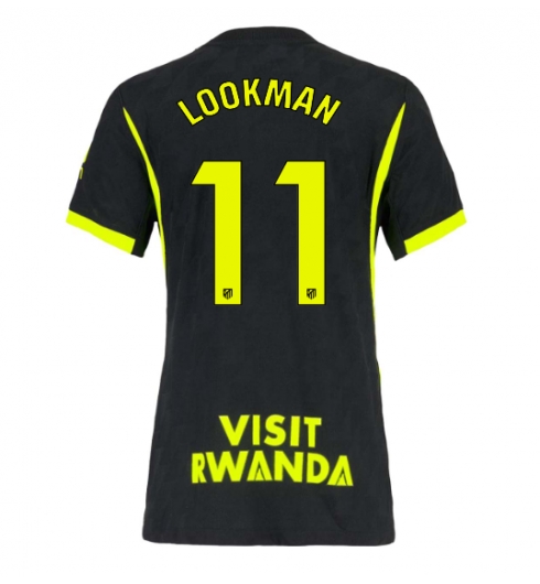 Strój piłkarski Atletico Madrid Ademola Lookman #11 Koszulka Wyjazdowej damskie 2026-27 Krótki Rękaw Strój piłkarski Atletico Madrid Ademola Lookman #11 Koszulka Wyjazdowej damskie 2026-27 Krótki Rękaw