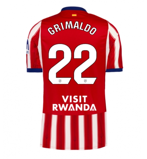 Strój piłkarski Atletico Madrid Alejandro Grimaldo #22 Koszulka Podstawowej 2026-27 Krótki Rękaw Strój piłkarski Atletico Madrid Alejandro Grimaldo #22 Koszulka Podstawowej 2026-27 Krótki Rękaw