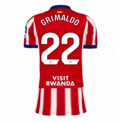 Strój piłkarski Atletico Madrid Alejandro Grimaldo #22 Koszulka Podstawowej damskie 2026-27 Krótki Rękaw