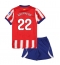 Strój piłkarski Atletico Madrid Alejandro Grimaldo #22 Koszulka Podstawowej dziecięce 2026-27 Krótki Rękaw (+ Krótkie spodenki)