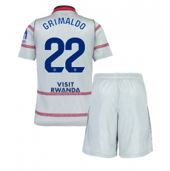 Strój piłkarski Atletico Madrid Alejandro Grimaldo #22 Koszulka Trzeciej dziecięce 2026-27 Krótki Rękaw (+ Krótkie spodenki)