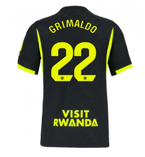 Strój piłkarski Atletico Madrid Alejandro Grimaldo #22 Koszulka Wyjazdowej 2026-27 Krótki Rękaw Strój piłkarski Atletico Madrid Alejandro Grimaldo #22 Koszulka Wyjazdowej 2026-27 Krótki Rękaw