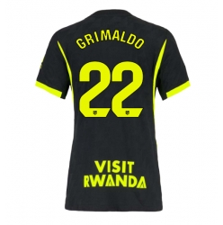 Strój piłkarski Atletico Madrid Alejandro Grimaldo #22 Koszulka Wyjazdowej damskie 2026-27 Krótki Rękaw