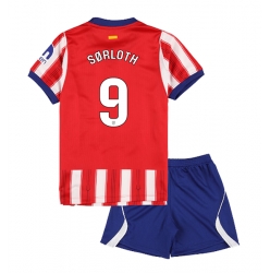 Strój piłkarski Atletico Madrid Alexander Sorloth #9 Koszulka Podstawowej dziecięce 2026-27 Krótki Rękaw (+ Krótkie spodenki)
