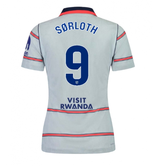 Strój piłkarski Atletico Madrid Alexander Sorloth #9 Koszulka Trzeciej damskie 2026-27 Krótki Rękaw Strój piłkarski Atletico Madrid Alexander Sorloth #9 Koszulka Trzeciej damskie 2026-27 Krótki Rękaw