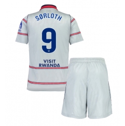 Strój piłkarski Atletico Madrid Alexander Sorloth #9 Koszulka Trzeciej dziecięce 2026-27 Krótki Rękaw (+ Krótkie spodenki)