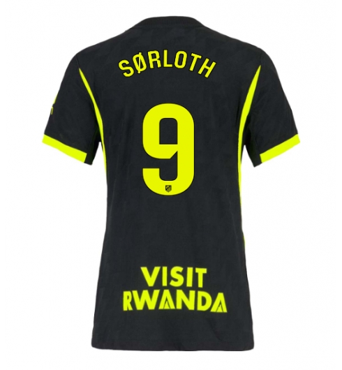 Strój piłkarski Atletico Madrid Alexander Sorloth #9 Koszulka Wyjazdowej damskie 2026-27 Krótki Rękaw Strój piłkarski Atletico Madrid Alexander Sorloth #9 Koszulka Wyjazdowej damskie 2026-27 Krótki Rękaw