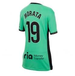 Strój piłkarski Atletico Madrid Alvaro Morata #19 Koszulka Trzeciej damskie 2023-24 Krótki Rękaw