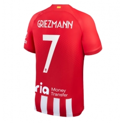 Strój piłkarski Atletico Madrid Antoine Griezmann #7 Koszulka Podstawowej 2023-24 Krótki Rękaw