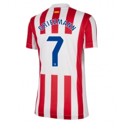Strój piłkarski Atletico Madrid Antoine Griezmann #7 Koszulka Podstawowej damskie 2025-26 Krótki Rękaw