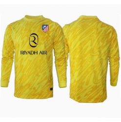 Strój piłkarski Atletico Madrid Bramkarskie Koszulka Trzeciej 2024-25 Długi Rękaw