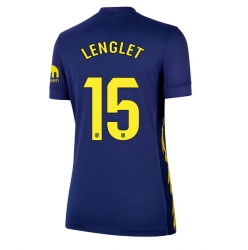 Strój piłkarski Atletico Madrid Clement Lenglet #15 Koszulka Wyjazdowej damskie 2025-26 Krótki Rękaw