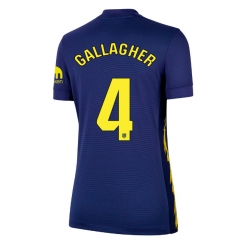 Strój piłkarski Atletico Madrid Conor Gallagher #4 Koszulka Wyjazdowej damskie 2025-26 Krótki Rękaw